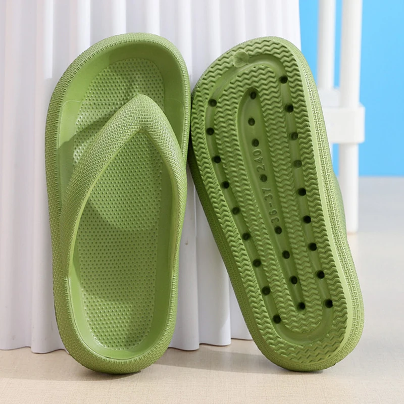 Men'S Shoes For Summer - 滑り止めプラットフォームビーチサンダル レディース 2026 夏 ソフトソール クラウドスリッパ