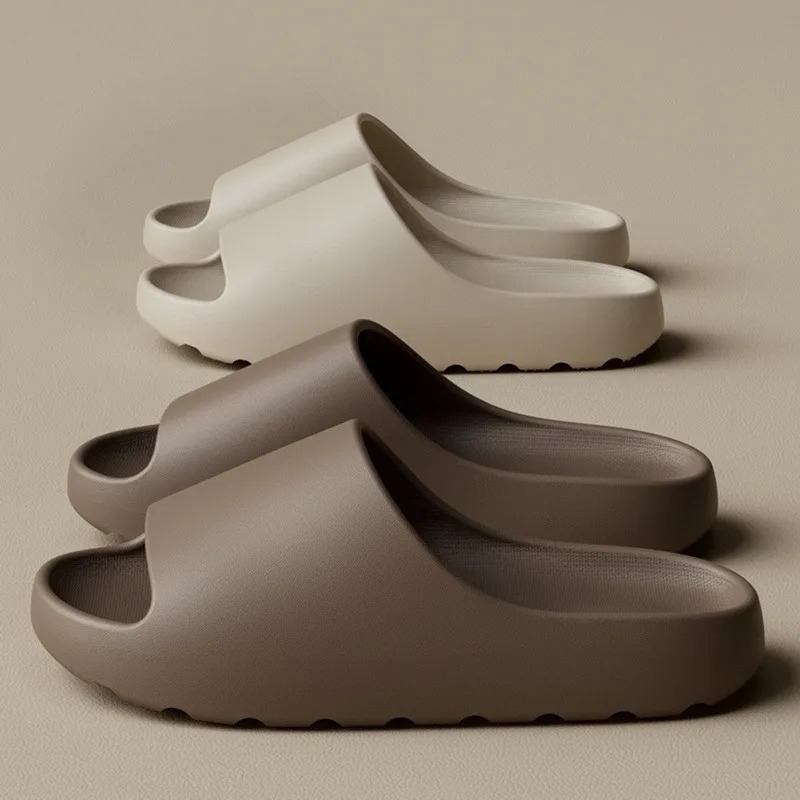 Men'S Shoes For Summer - ココナッツスリッパ クラウド厚底サンダル 夏のおしゃれ ソフトボトム ビーチサンダル メンズ