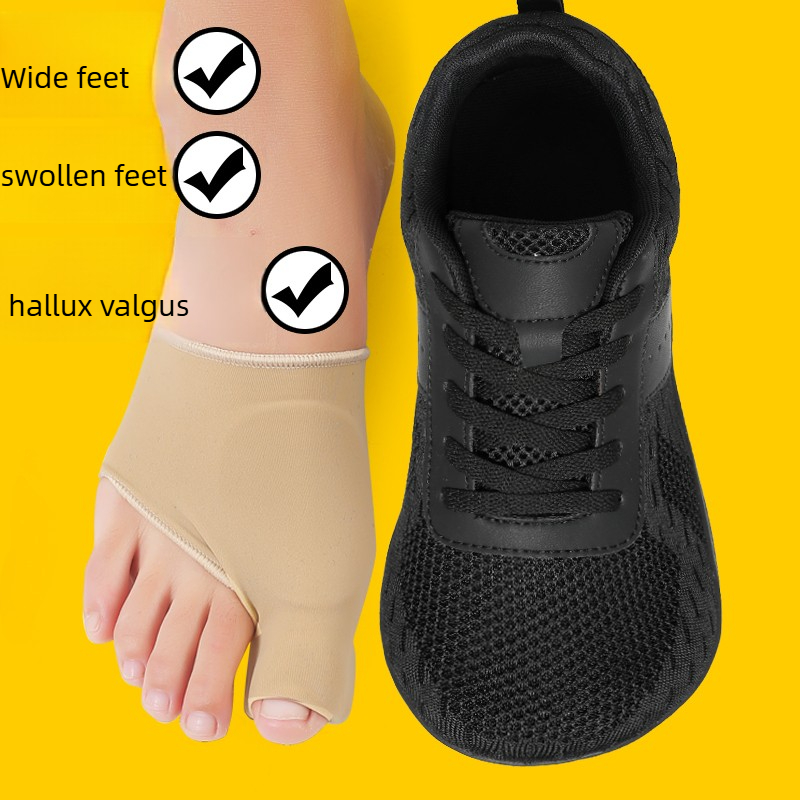 Men'S Shoes For Wide Feet - ユニセックスワイドトゥボックススニーカー通気性メッシュ快適カジュアルシューズ幅広足用36-46サイズ テニス ラルゴ ザパティージャス アンチョス