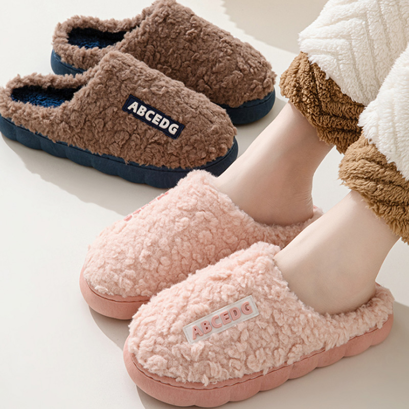 Men Shoes For Winter - トレンド冬用カップル室内用滑り止め付きメンズ・レディース兼用ビーチサンダル、暖かいスリッパ、ホームスライド、カジュアル寝室用ソフトコンフォートシューズ