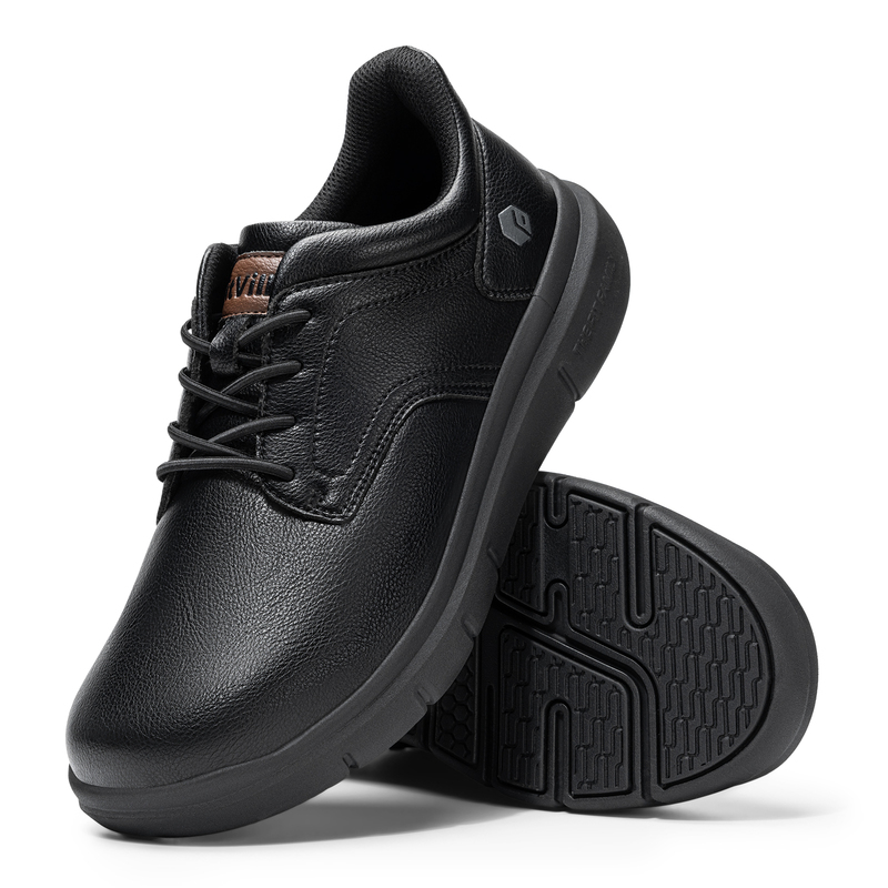 Men'S Shoes For Wide Feet - ItVille メンズ ワイド幅 レザー スリップオン カジュアル