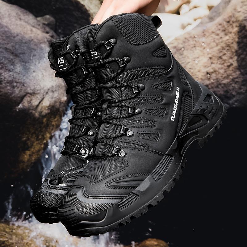Men'S Shoes Hiking - メンズ大型アウトドア戦術訓練ハイキングシューズ（野外訓練・荒野訓練用）
