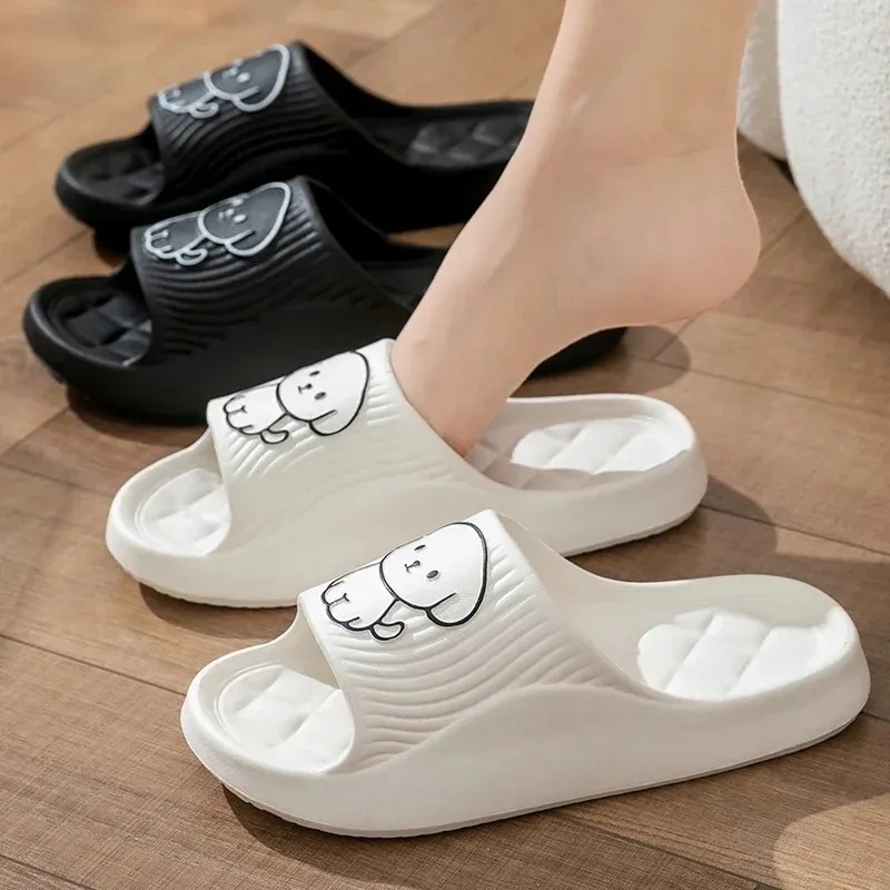 かわいいカートンスリッパ、バスルームスリッパ、クラウドクッシ - Men'S Shoes For Summer のレビューと価格