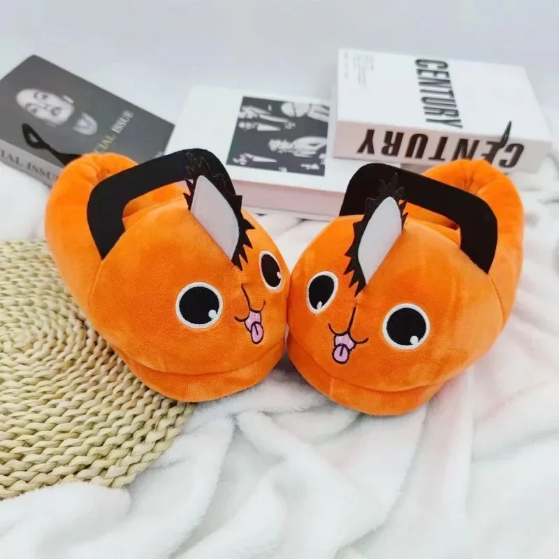 アニメチェーンソーマンポチタハウススリッパ冬靴女性暖かいふわ - Men Shoes For Winter のレビューと価格