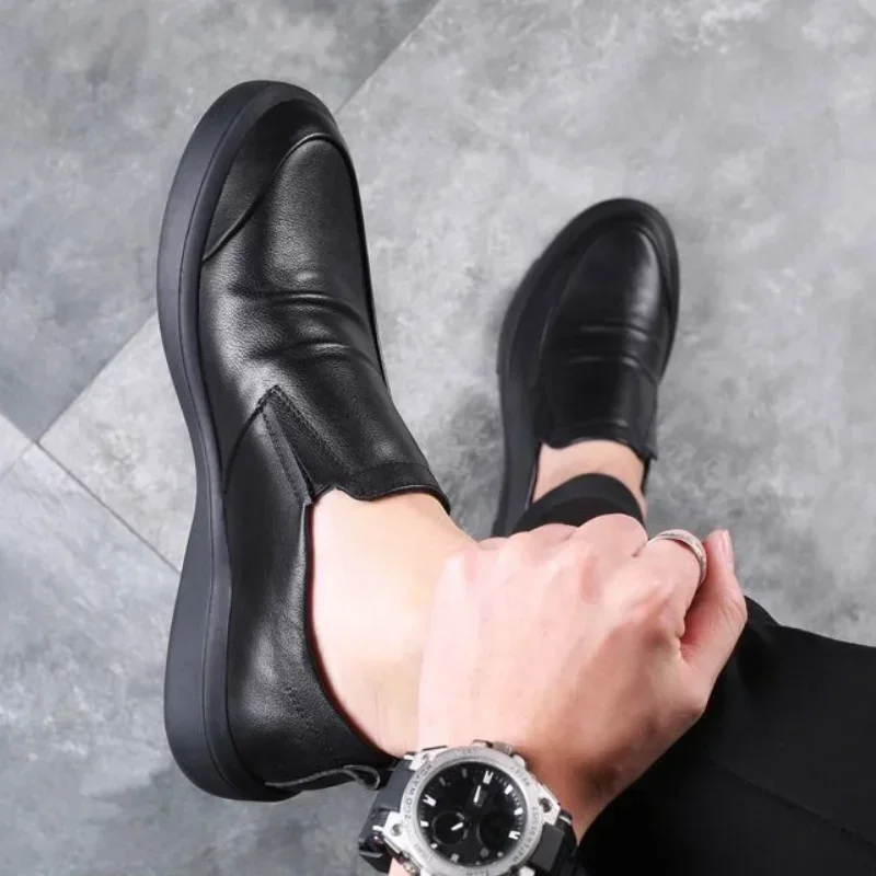 メンズカジュアル牛革ドレスシューズ,ビジネスシューズ,ブラッ - Men'S Shoes Clearance Sale のレビューと価格