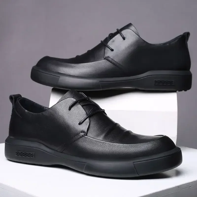 メンズカジュアル牛革ドレスシューズ,ビジネスシューズ,ブラッ - Men'S Shoes Clearance Sale のレビューと価格
