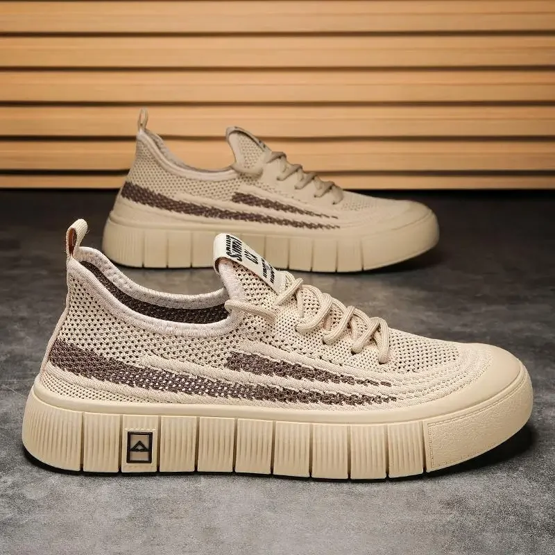 メンズ通気性メッシュスニーカー,加硫テニスシューズ,メンズブ - Men'S Shoes Clearance Sale のレビューと価格