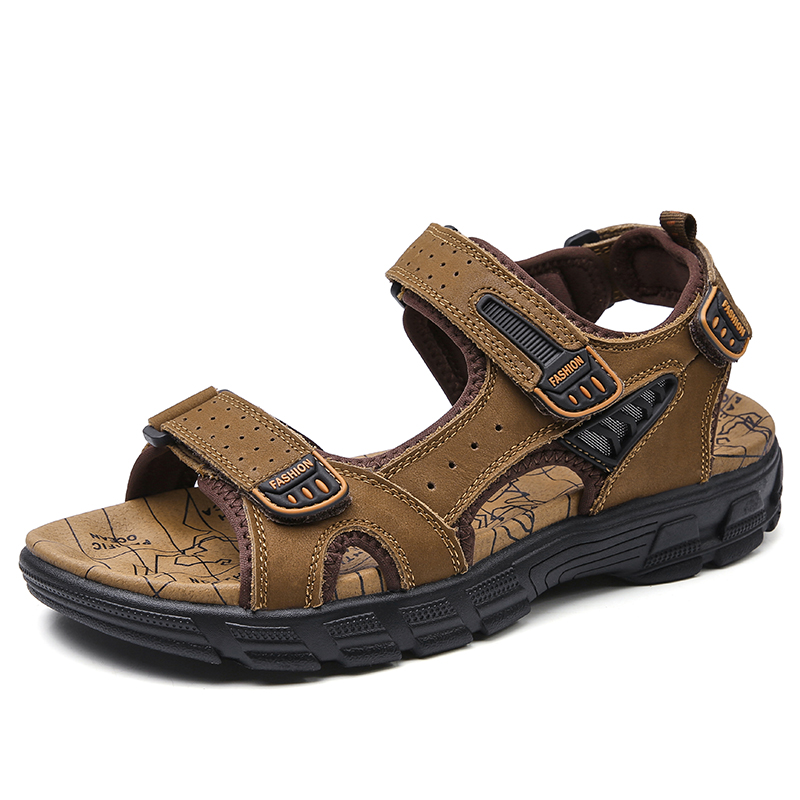 ホット販売夏のメンズサンダル屋外ノンスリップメンズビーチサン - Men'S Shoes Clearance Sale のレビューと価格
