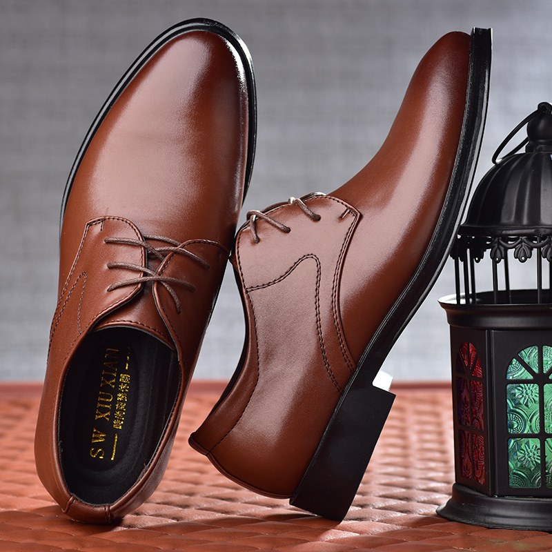 メンズレザーレースアップシューズ,ダービーシューズ,ウェディ - Men'S Shoes Clearance Sale のレビューと価格