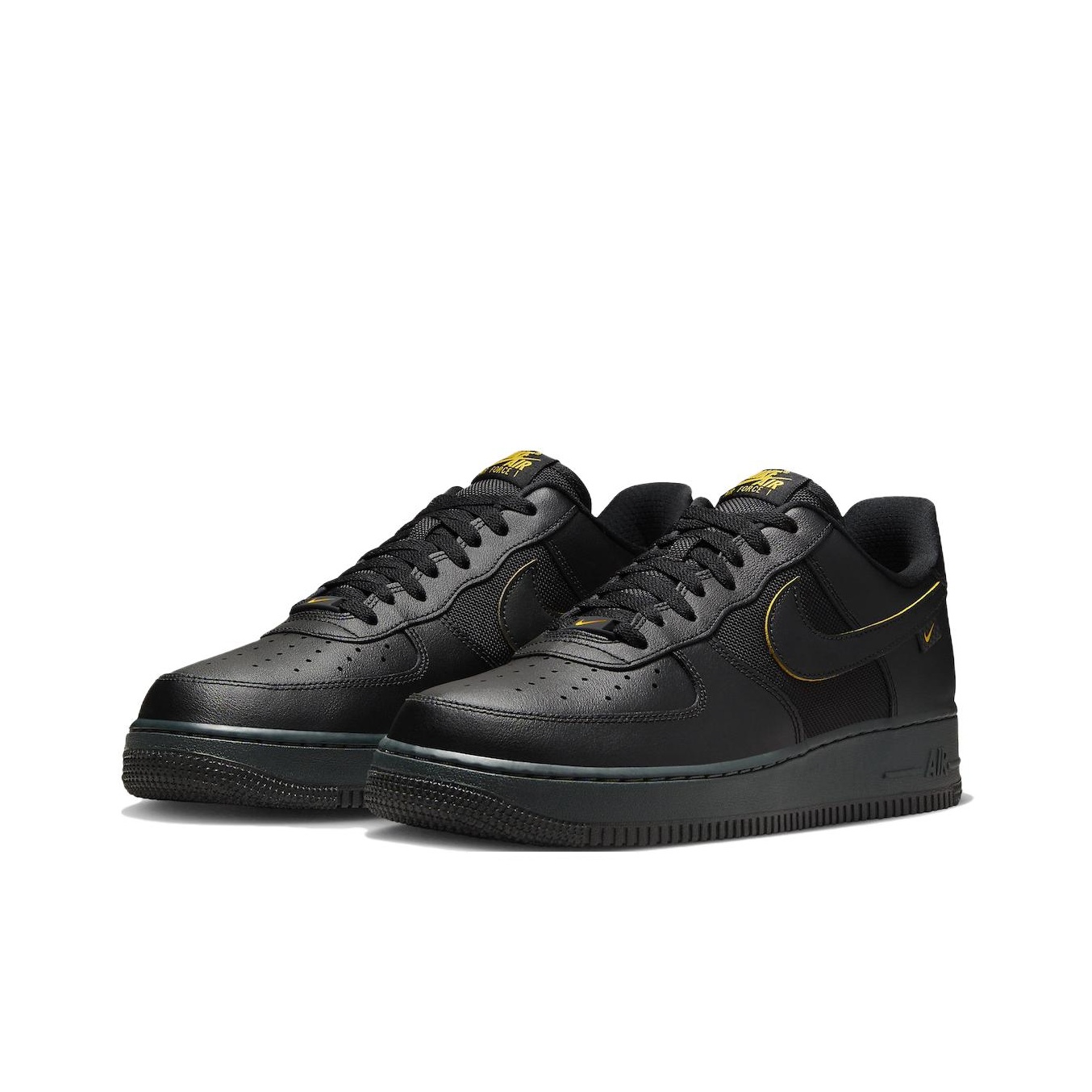 ナイキ エアフォース1 ロートップ スケートボードシューズ  - Men'S Shoes Yellow And Black のレビューと価格