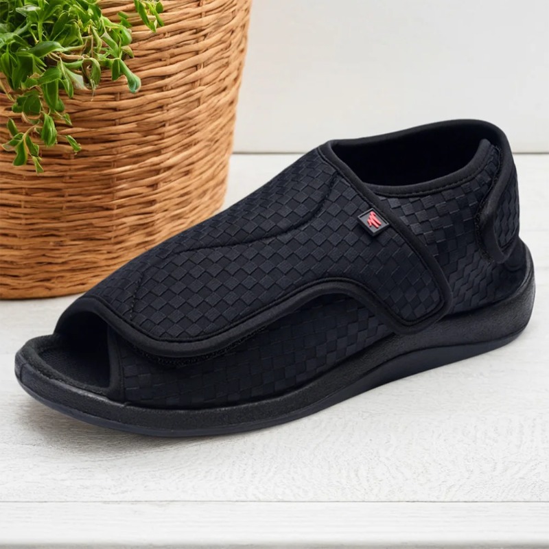 女性男性糖尿病患者用スリッパ、幅広糖尿病患者用シューズ、調節 - Men'S Shoes For Wide Feet のレビューと価格