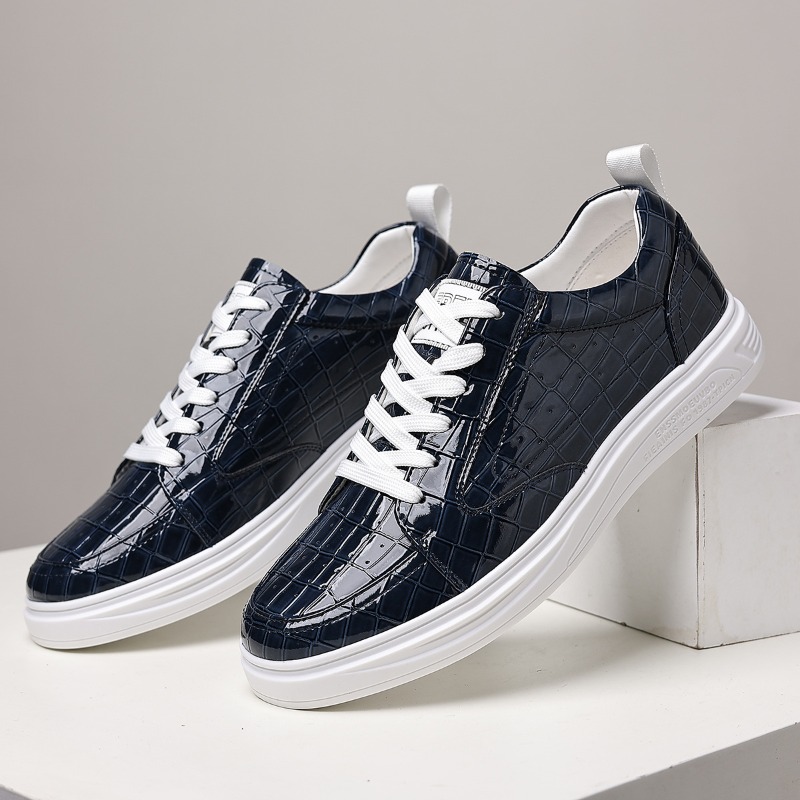 クラシックなメンズローカットスケートシューズ、レザー、レース - Men'S Shoes For Suits のレビューと価格