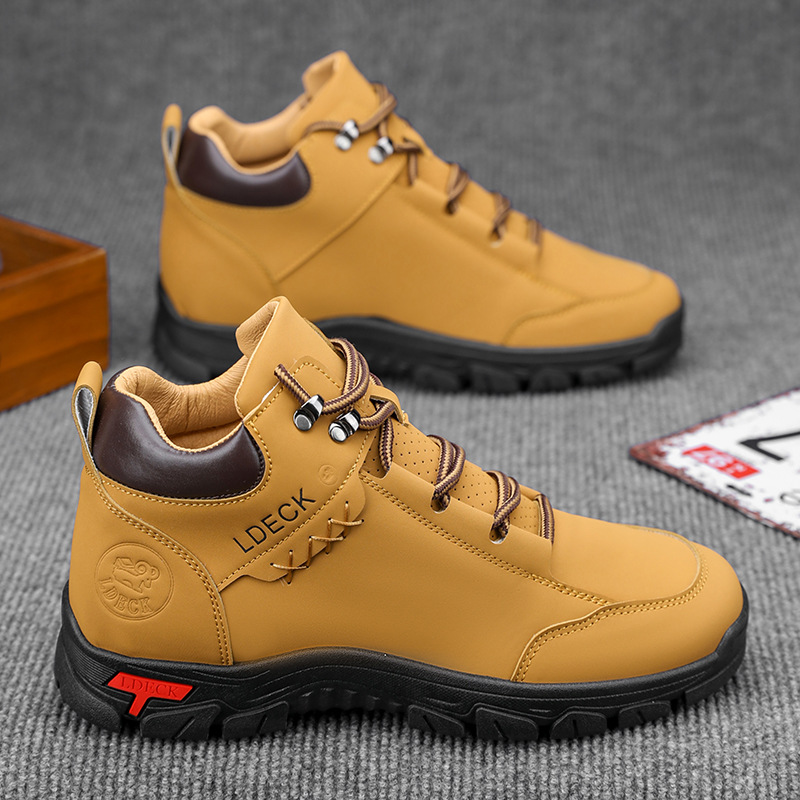 男性ヴィンテージ大型サイズ 48 ハイアンクルブーツ手作りオ - Men'S Shoes Hiking のレビューと価格