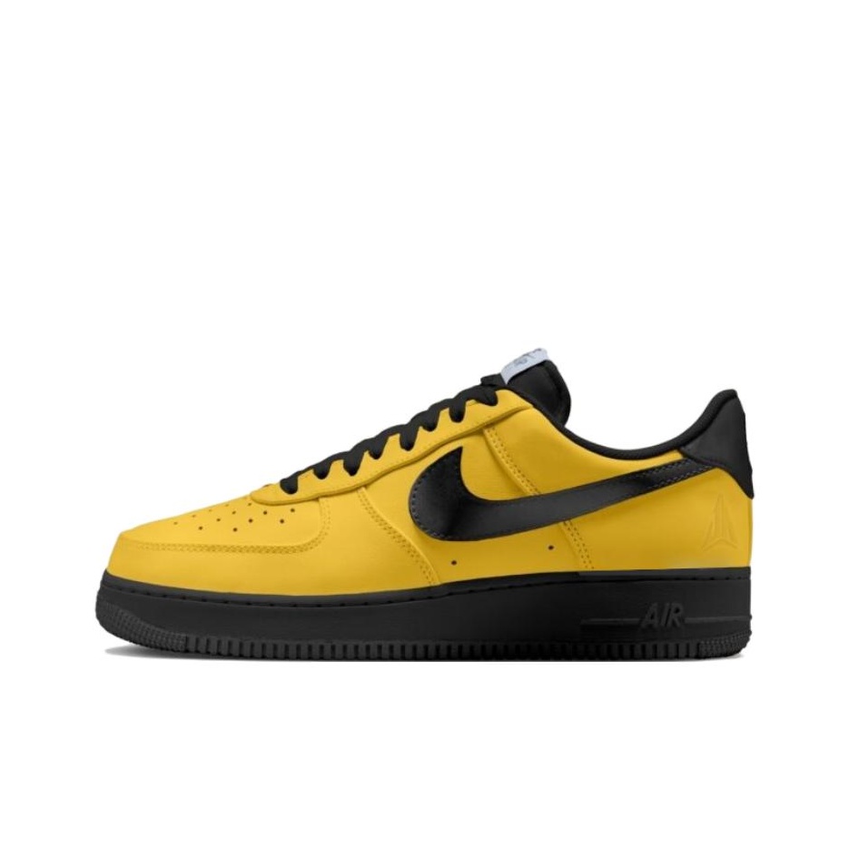 ナイキ エアフォース1 耐摩耗性ロートップスケートボードシュ - Men'S Shoes Yellow And Black のレビューと価格