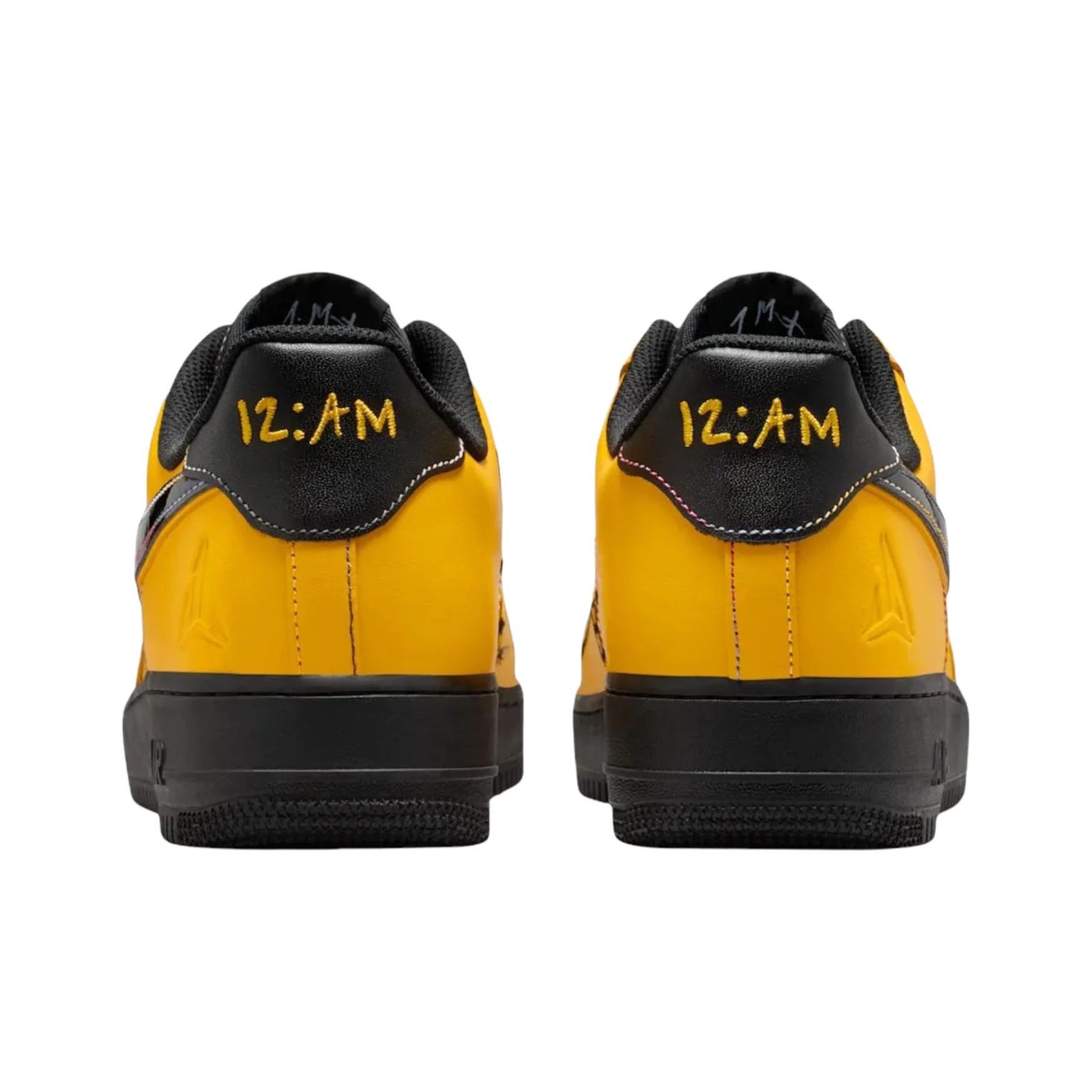 ナイキ エアフォース1 耐摩耗性ロートップスケートボードシュ - Men'S Shoes Yellow And Black のレビューと価格