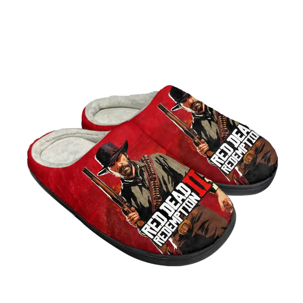 レッドデッドリデンプション 2 ホーム綿スリッパメンズレディ - Men Shoes For Winter のレビューと価格