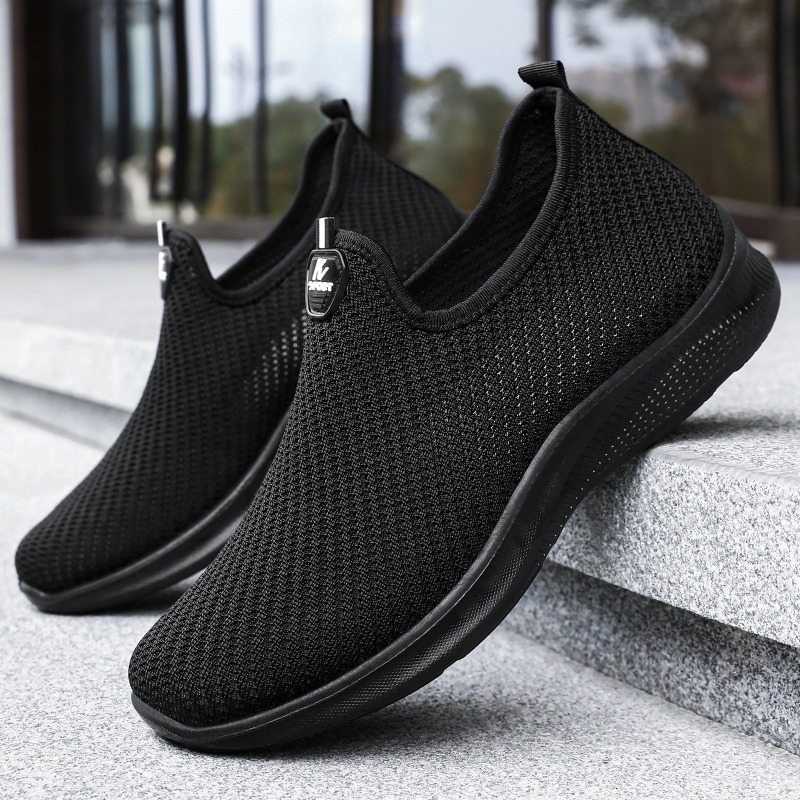 メンズ超軽量通気性メッシュスリッポンシューズ、クラウドソフト - Men'S Shoes For Wide Feet のレビューと価格