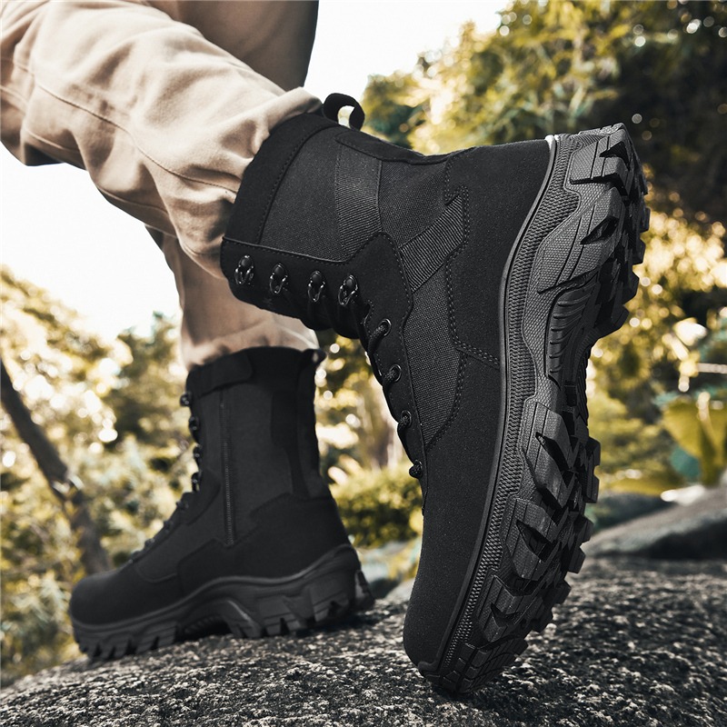 メンズ防水アウトドア登山靴 ハンティングブーツ ハイキングシ - Men'S Shoes Hiking のレビューと価格