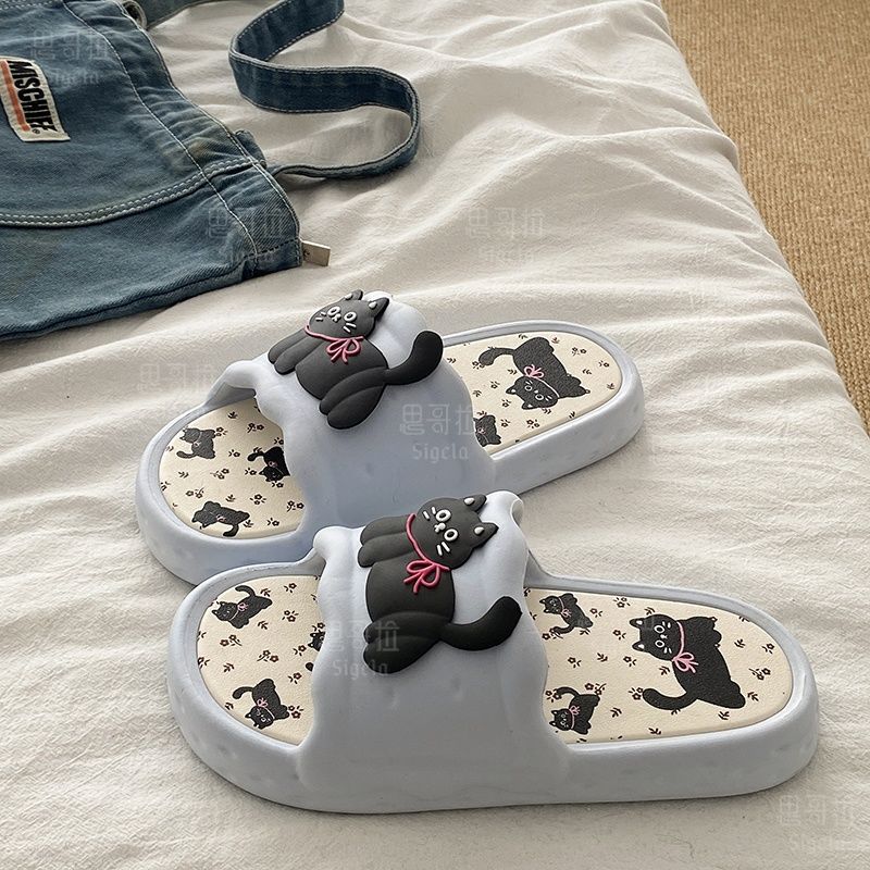 Printting かわいいクマの女性スリッパ夏屋内ソフト漫 - Men'S Shoes For Summer のレビューと価格