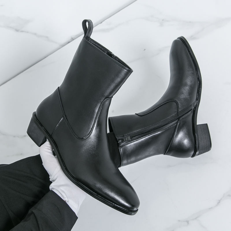 メンズ用ニューエンGLISHスタイルチェルシーロングブーツ、 - Men Shoes Brand のレビューと価格