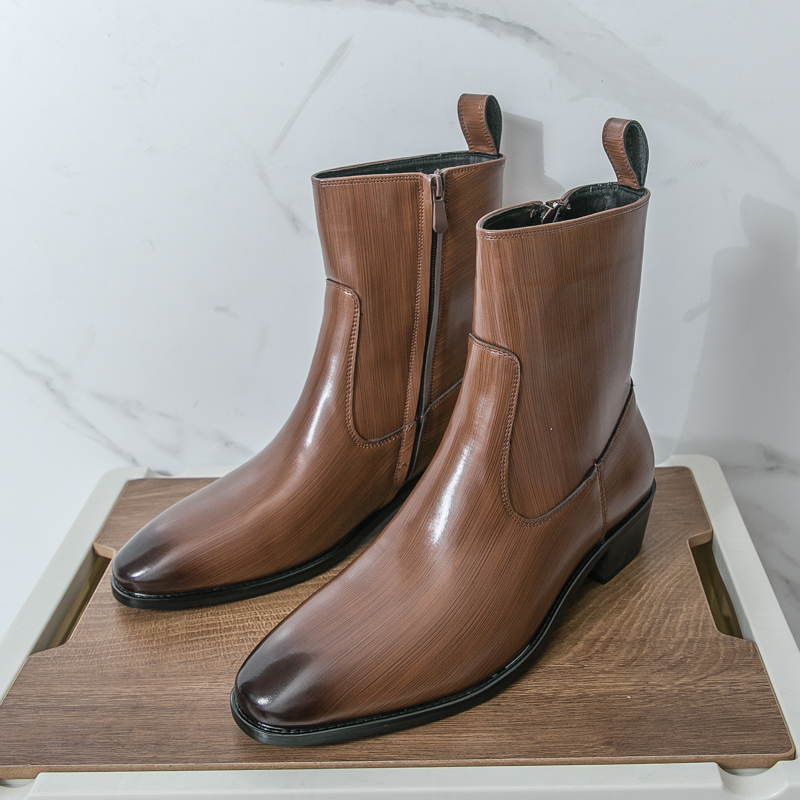 メンズ用ニューエンGLISHスタイルチェルシーロングブーツ、 - Men Shoes Brand のレビューと価格