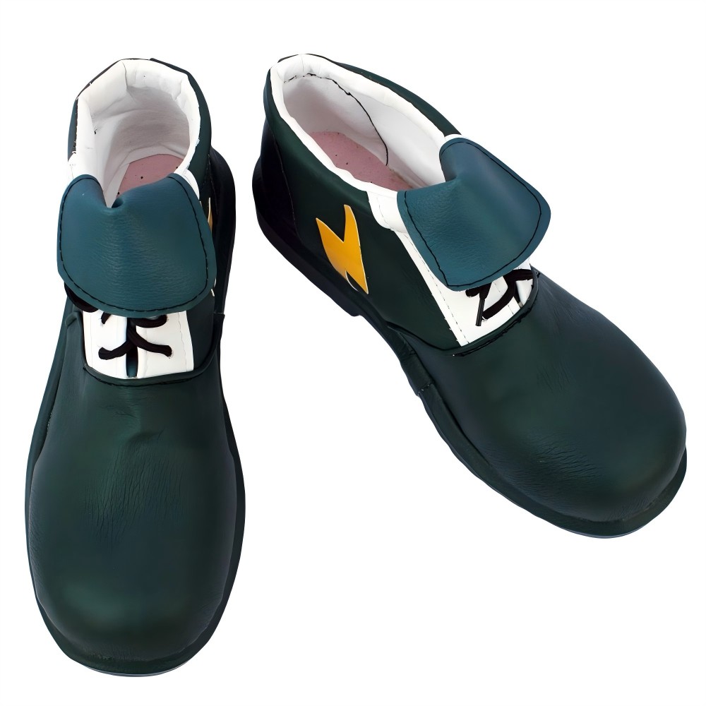 アニメイナズマ 11th 江野茂ルコスプレ靴グリーンスニーカ - Men'S Shoes For Suits のレビューと価格