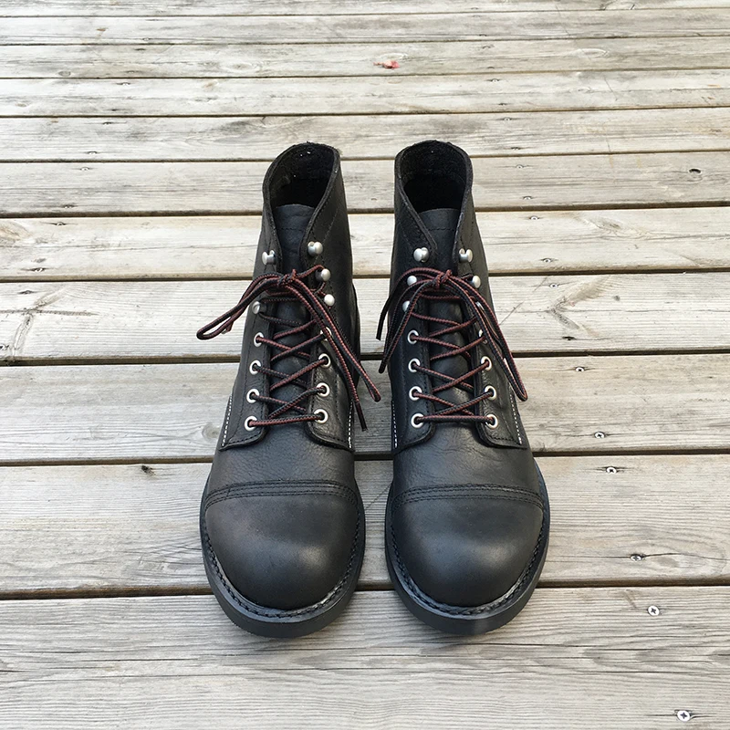 ニューメンズシューズ高級ブランドヴィンテージメンズブーツ牛革 - Men Shoes Brand のレビューと価格