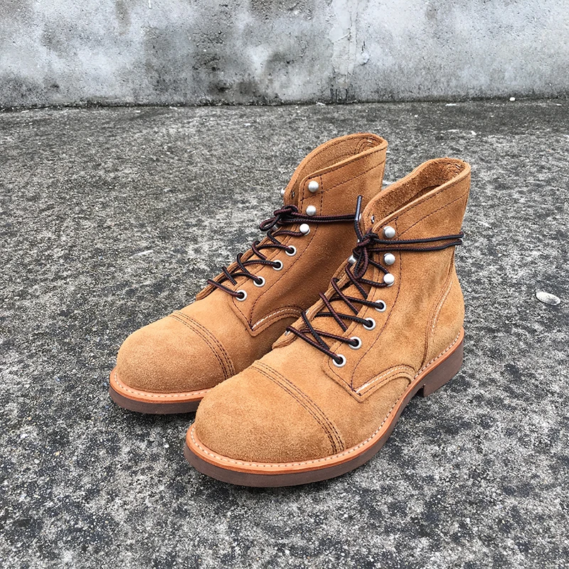 ニューメンズシューズ高級ブランドヴィンテージメンズブーツ牛革 - Men Shoes Brand のレビューと価格