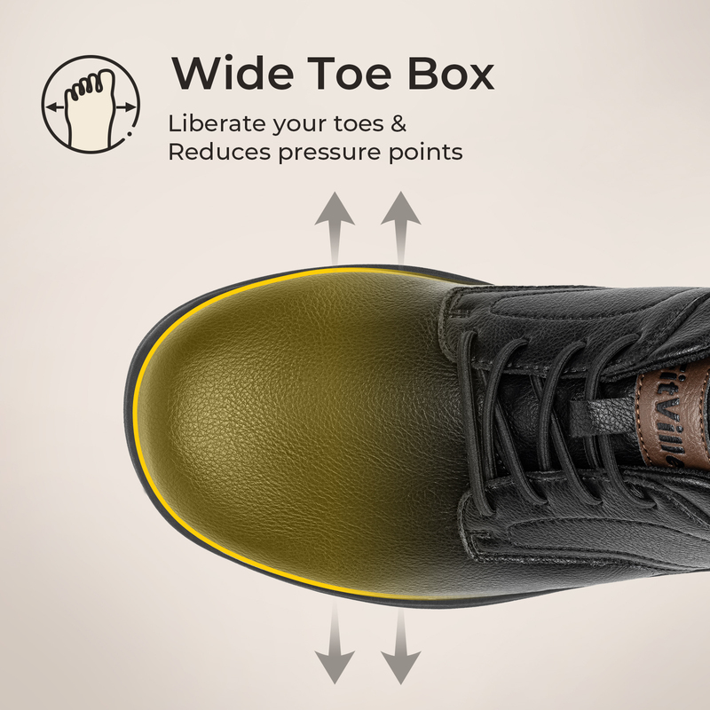 ItVille メンズ ワイド幅 レザー スリップオン カジ - Men'S Shoes For Wide Feet のレビューと価格