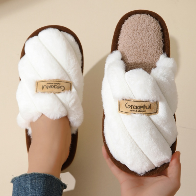 2026年冬用暖かいプラッシュ素材の女性用ソフトスリッパ、男 - Men Shoes For Winter のレビューと価格