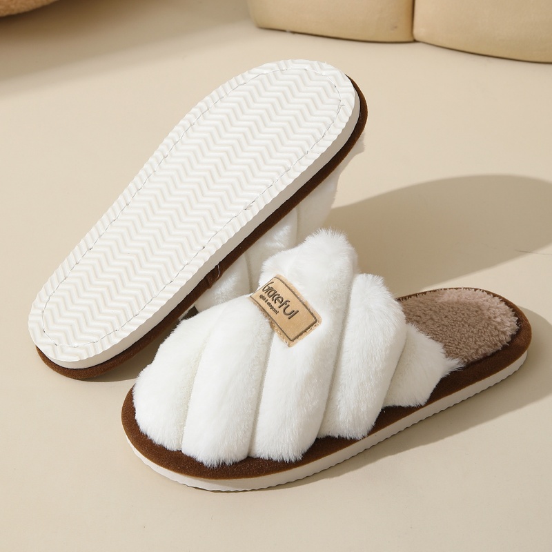 2026年冬用暖かいプラッシュ素材の女性用ソフトスリッパ、男 - Men Shoes For Winter のレビューと価格
