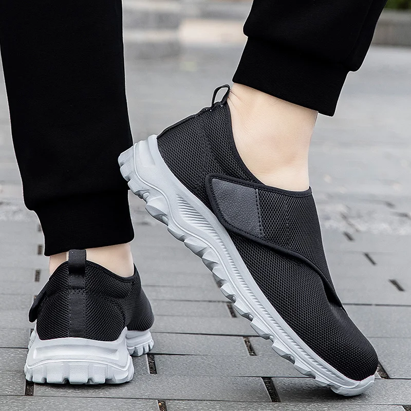 メンズ整形外科ワイドフィートウォーキングシューズ、糖尿病性腫 - Men'S Shoes For Wide Feet のレビューと価格