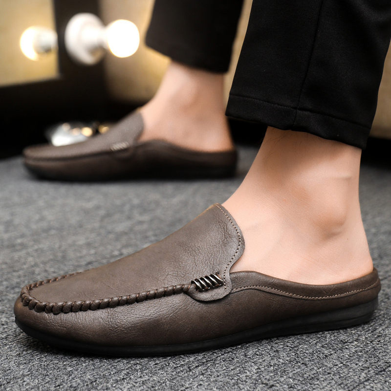 メンズハーフシューズ、快適なPUレザーカジュアルシューズ、メ - Men'S Shoes Clearance Sale のレビューと価格