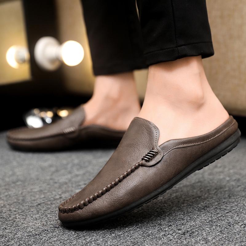 メンズハーフシューズ、快適なPUレザーカジュアルシューズ、メ - Men'S Shoes Clearance Sale のレビューと価格