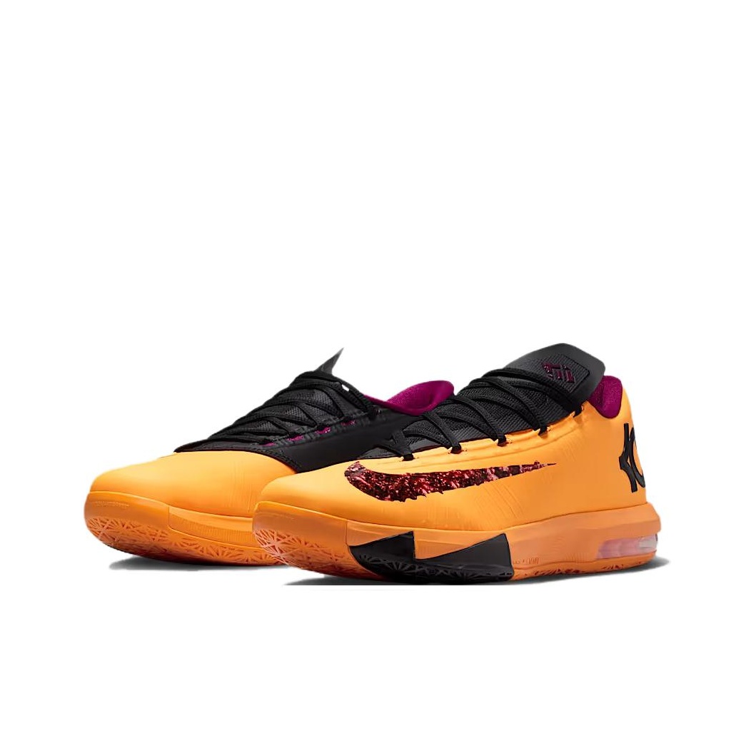 ナイキ KD 6 ロートップ バスケットボールシューズ メン - Men'S Shoes Yellow And Black のレビューと価格