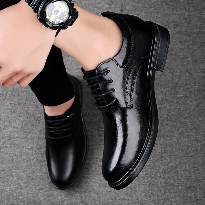 メンズレザーカジュアルシューズ 8cm身長アップ インヒール - Men'S Shoes For Suits のレビューと価格