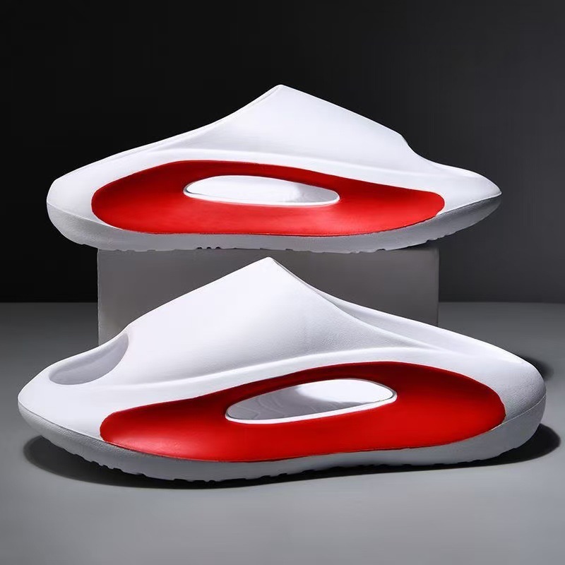 ユニセックス カップル オープン トゥ スライドスリッパ 室 - Men'S Shoes For Summer のレビューと価格